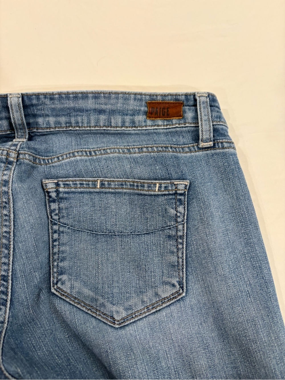 PAIGE JEANS SIZE 25 Blue Long - Picture 6 of 9